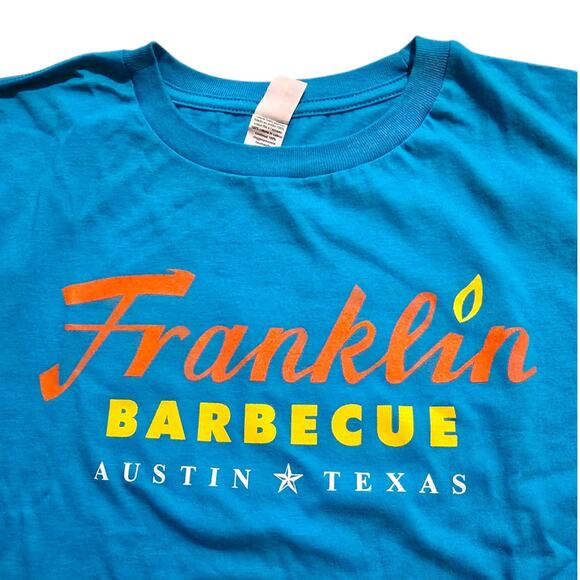 Franklin’s Barbecue Shirt SZ M Franklins BBQ Austin Texas Sold Out Collectible - Picture 3 of 5